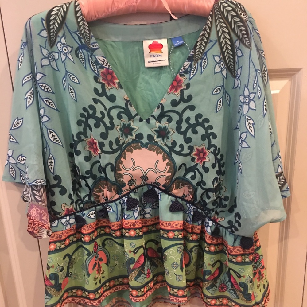 SOLD Farm Rio Anthropologie Top size medium